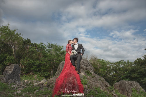 《沖繩婚紗》bigeye&yu-婚攝dna平方海外婚紗封面